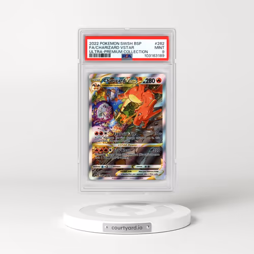 2022 Pokémon Swsh Black Star Promo #262 Charizard Vstar - Full Art Sword & Shield Ultra-Premium Collection-Charizard (PSA 9 MINT)