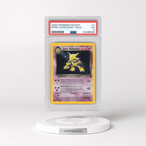 2000 Pokémon Rocket #1 Dark Alakazam - Holo (PSA 5 EX)