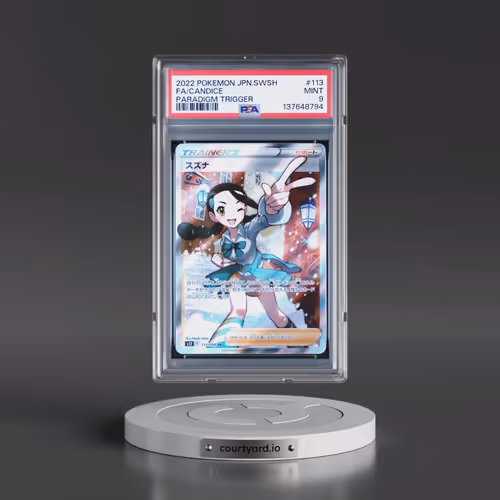 2022 Pokémon Sword & Shield Paradigm Trigger #113 Candice - Full Art (PSA 9 MINT)