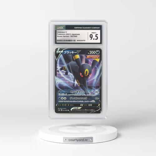 2021 Japanese Eevee Heroes #47 Umbreon V (CGC 9.5 MINT+)