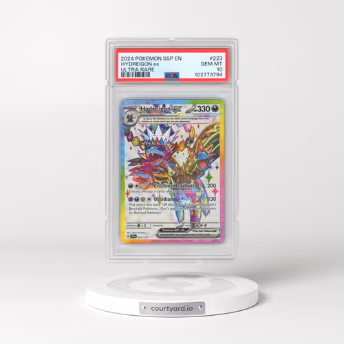 2024 Pokémon Ssp EN-Surging Sparks #223 Hydreigon EX - Holo Ultra Rare (PSA 10 GEM MINT)
