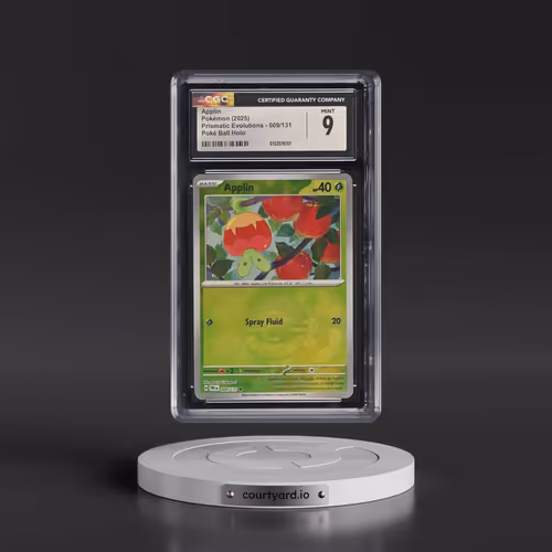 2025 Prismatic Evolutions - PRE EN #009/131 Applin - Poké Ball Holo (CGC 9 MINT)