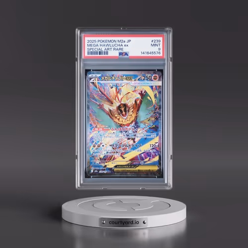 2025 Pokémon M2a-Mega Dream EX #239 Mega Hawlucha EX - Holo Special Art Rare (PSA 9 MINT)