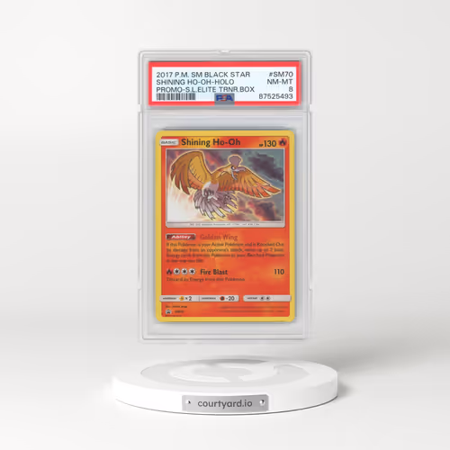 2017 Pokémon SM Black Star Promo #SM70 Shining HO-Oh - Holo Holo Shining Legends Elite Trainer Box (PSA 8 NM-MT)