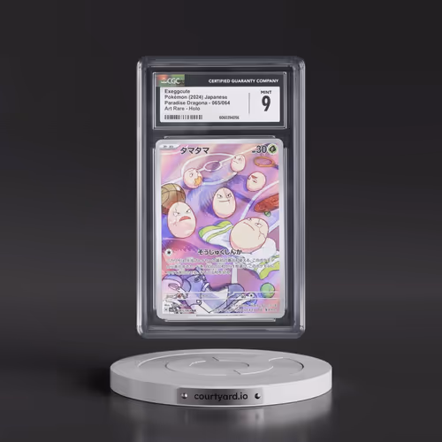 2024 Pokémon Sv7a-Paradise Dragona #065 Exeggcute - Art Rare (CGC 9 MINT)