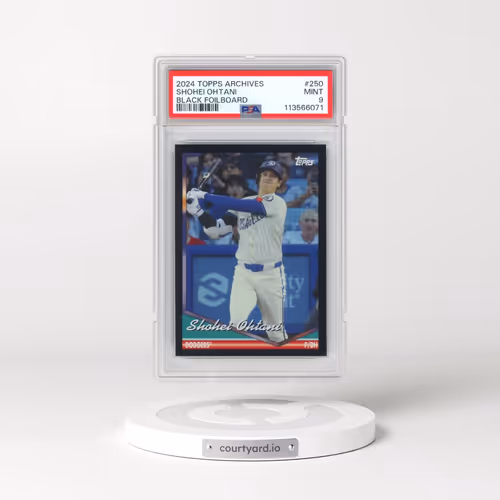2024 Topps Archives #250 Shohei Ohtani - Black Foilboard (PSA 9 MINT)