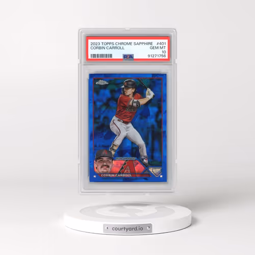 2023 Topps Chrome Sapphire #401 Corbin Carroll (PSA 10 GEM MINT)