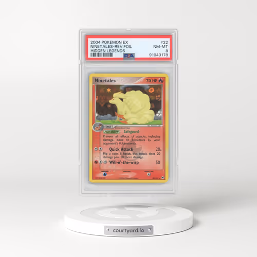 2004 EX Hidden Legends #22 Ninetales (PSA 8 NM-MT)
