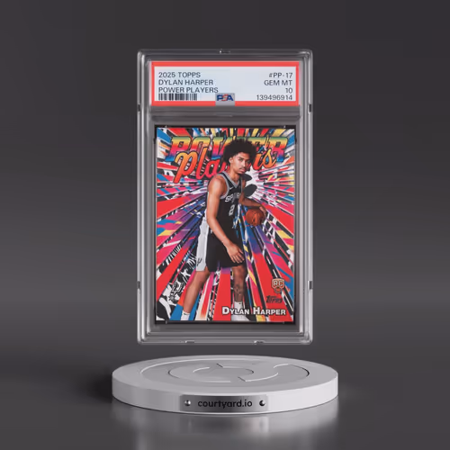 2025 Topps Power Players #PP-17 Dylan Harper (PSA 10 GEM MINT)