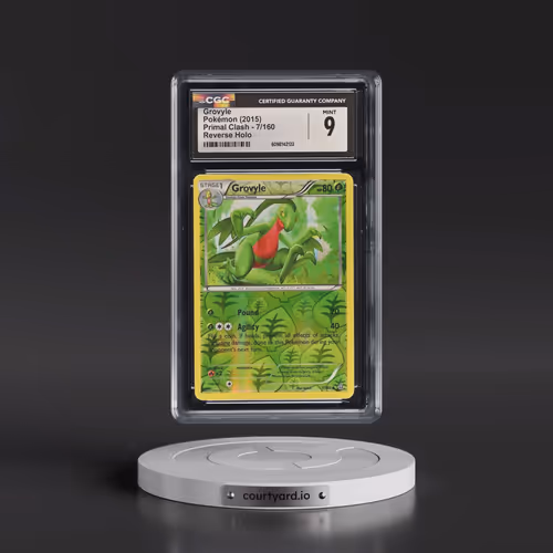 2015 Primal Clash #7/160 Grovyle - Reverse Holo (CGC 9 MINT)