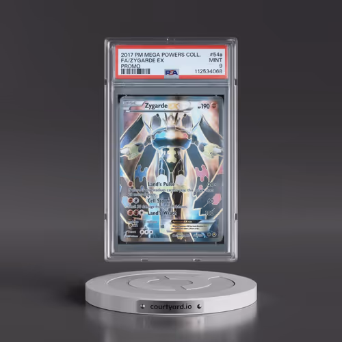 2017 Pokémon Mega Powers Collection Promo #54a Zygarde EX - Holo Full Art (PSA 9 MINT)