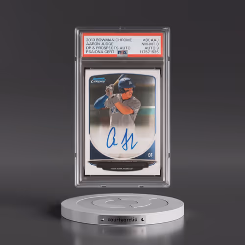 2013 Bowman Chrome Draft Picks & Prospects Autographs #BCAAJ Aaron Judge (PSA 8 NM-MT)