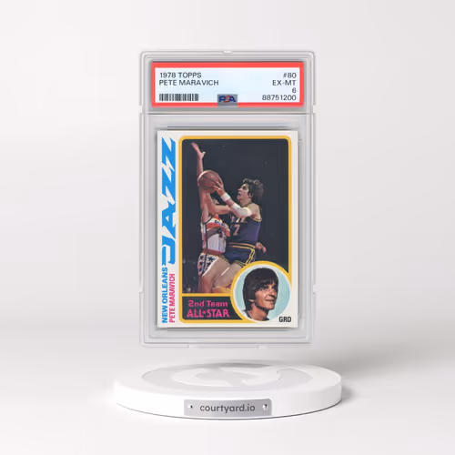 1978 Topps #80 Pete Maravich (PSA 6 EX-MT)