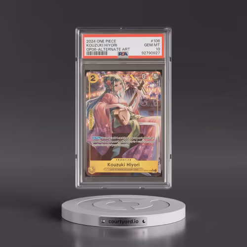 2024 One Piece OP06-Wings of the Captain #106 Kozuki Hiyori - Alternate Art (PSA 10 GEM MINT)