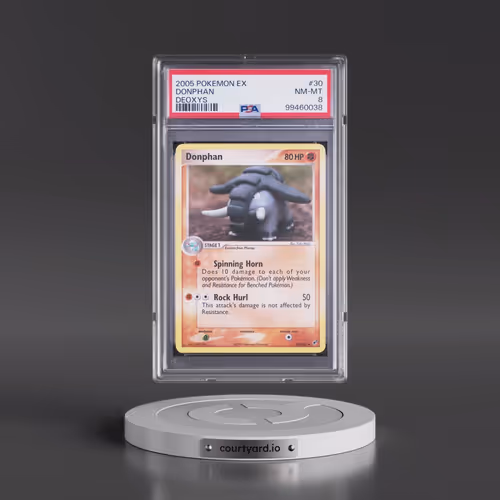2005 Pokémon EX Deoxys #30 Donphan (PSA 8 NM-MT)
