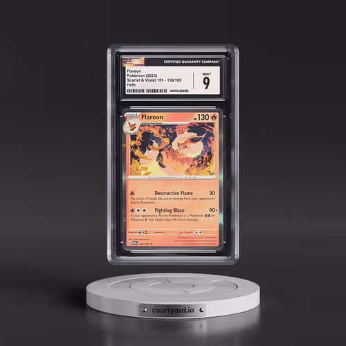 2023 Scarlet & Violet 151 - MEW EN #136/165 Flareon - Holo (CGC 9 MINT)