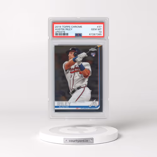 2019 Topps Chrome Update #37 Austin Riley (PSA 10 GEM MINT)