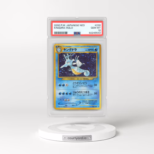 2000 Pokémon Neo #230 Kingdra - Holo (PSA 10 GEM MINT)