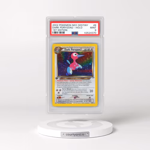 2002 Pokémon Neo Destiny #8 Dark PORYGON2 - 1st Edition Holo (PSA 9 MINT)