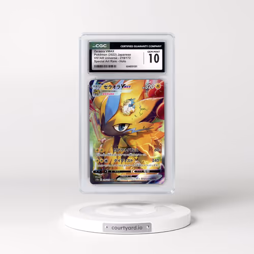 2022 VSTAR Universe #219/172 Zeraora VMAX - Special Art Rare Holo (CGC 10 GEM MINT)