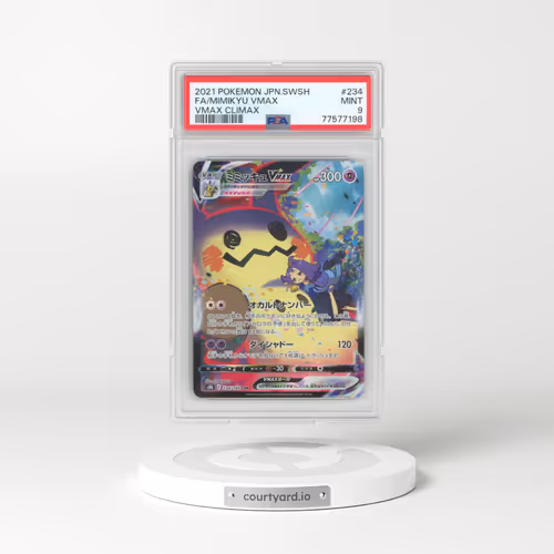 2021 Pokémon Sword & Shield Vmax Climax #234 Mimikyu Vmax - Full Art (PSA 9 MINT)