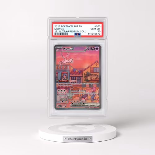 2023 Pokémon Svp EN-SV Black Star Promo #053 Mew EX - Holo 151 Ultra-Premium Collection (PSA 10 GEM