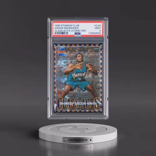 1996 Stadium Club Class Acts #CA6 Abdur-Rahim/Kidd - Atomic Refractor (PSA 9 MINT)