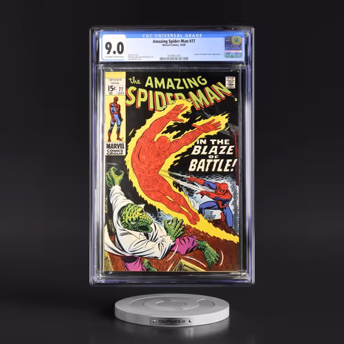 Amazing Spider-Man #77 CGC 9.0 Off-white to White Pages (Marvel Comics, 10/69) - Universal