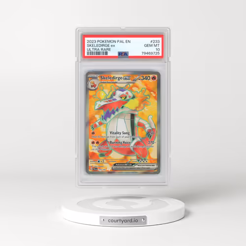 2023 Pokémon Pal EN-Paldea Evolved #233 Skeledirge EX - Holo Ultra Rare (PSA 10 GEM MINT)