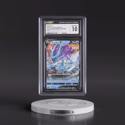 2021 Skyscraping Perfection #001/067 Suicune V - Holo (CGC 10 GEM MINT)