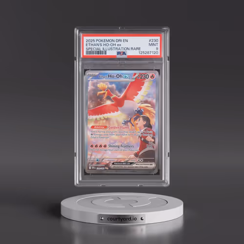2025 Pokémon Dri EN-Destined Rivals #230 Ethan's HO-Oh EX - Holo Special Illustration Rare (PSA 9 MI