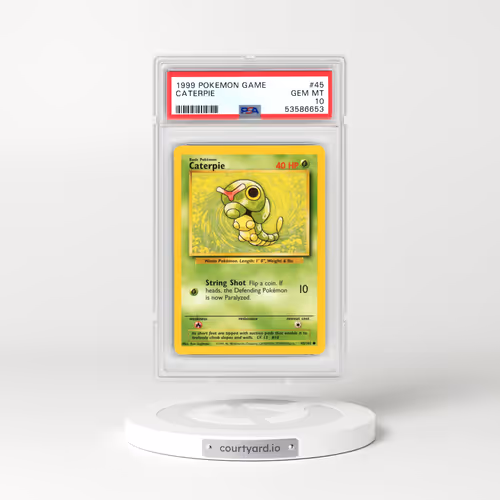 1999 Pokémon Game #45 Caterpie (PSA 10 GEM MINT)