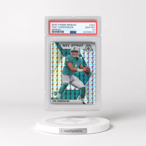 2020 Panini Mosaic #262 Tua Tagovailoa - Mosaic (PSA 10 GEM MINT)