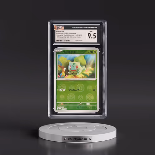 2022 Scarlet & Violet Promos #059/SV-P Bulbasaur - Reverse Holo 151Â Card File Set (Poké Ball ) (CGC
