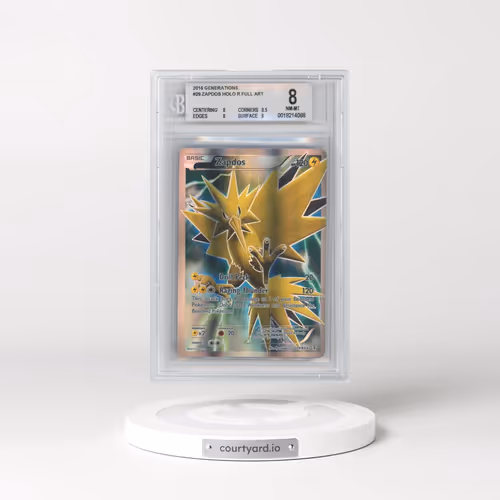 2016 Generations #29 Zapdos - Holo (BGS 8 NM-MT)