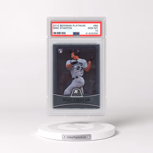 2010 Bowman Platinum #86 Mike Stanton (PSA 10 GEM MINT)