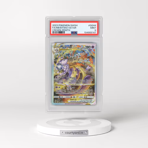 2023 Pokémon Sword and Shield Crown Zenith #GG44 Mewtwo Vstar - Full Art (PSA 9 MINT)