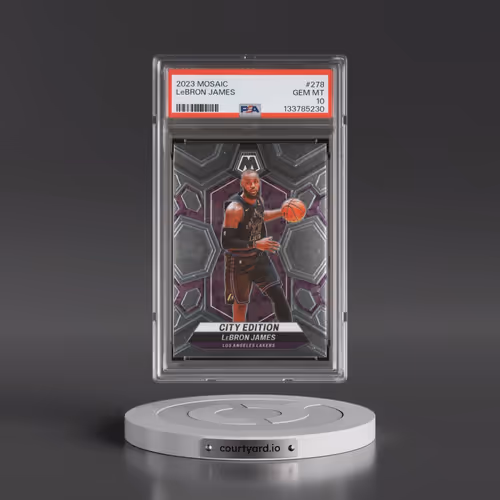2023 Panini Mosaic #278 LeBron James (PSA 10 GEM MINT)