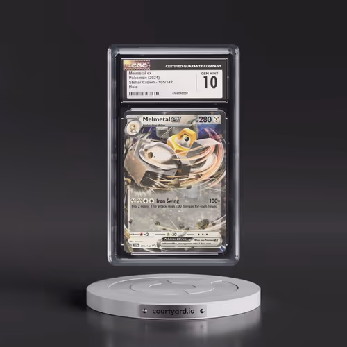 2024 Stellar Crown - SCR EN #105/142 Melmetal ex - Holo (CGC 10 GEM MINT)