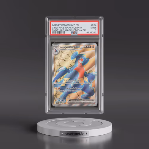 2025 Pokémon Svp EN-SV Black Star Promo #204 Cynthia's Garchomp EX - Holo Cynthia's Garchomp EX Prem