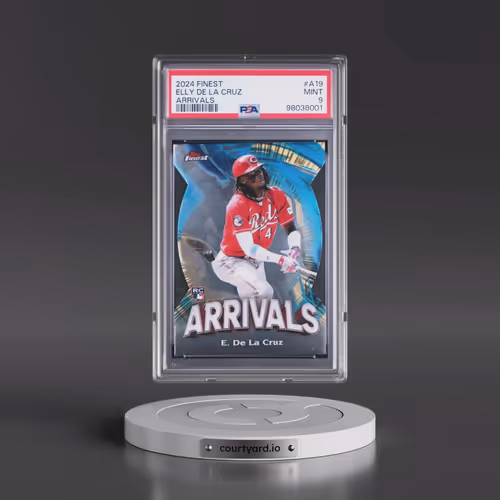 2024 Topps Finest Arrivals #A19 Elly de La Cruz (PSA 9 MINT)