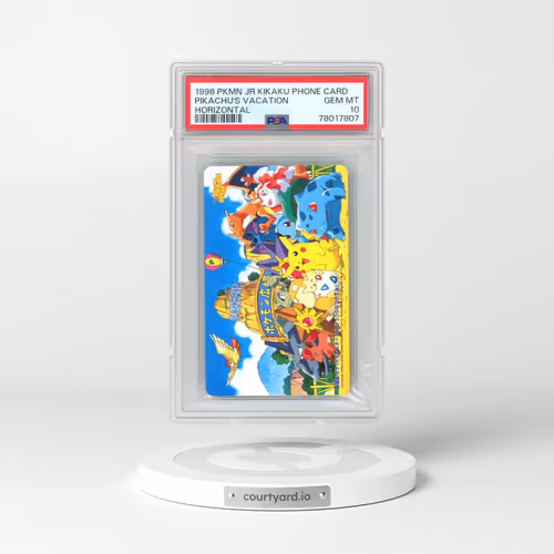 1998 Pokémon Center Phone Card Pikachu's Vacation - Horizontal (PSA 10 GEM MINT)