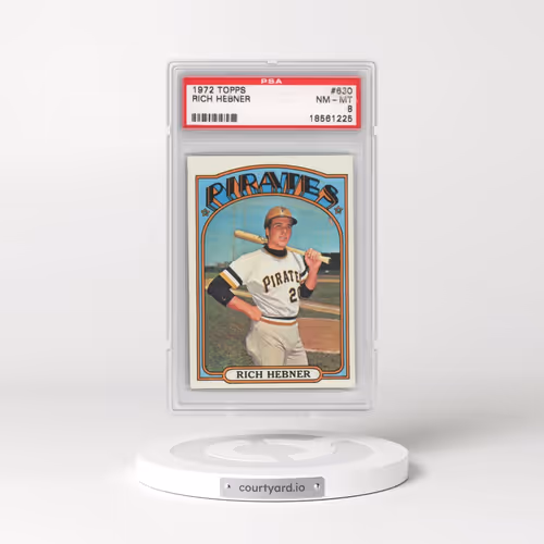 1972 Topps #630 Rich Hebner (PSA 8 NM-MT)