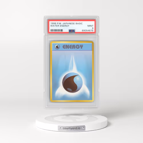 1996 Japanese Base Set Water Energy (PSA 9 MINT)