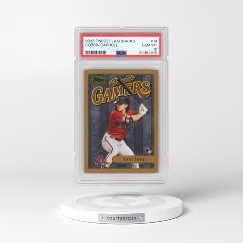 2023 Topps Finest Flashbacks #14 Corbin Carroll (PSA 10 GEM MINT)