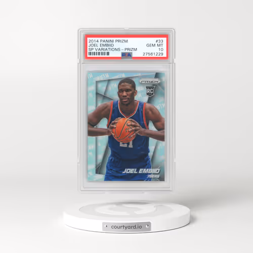 2014 Panini Prizm SP Variations #33 Joel Embiid - Prizm (PSA 10 GEM MINT)