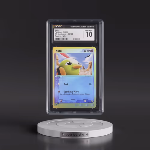 2003 EX Sandstorm (2003 Copyright, w/ "e" Symbol) #69/100 Natu - Reverse Holo (CGC 10 GEM MINT)