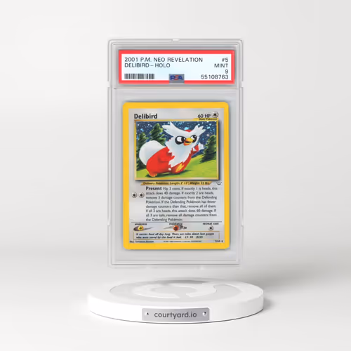 2001 Pokémon Neo Revelation #5 Delibird - Holo (PSA 9 MINT)