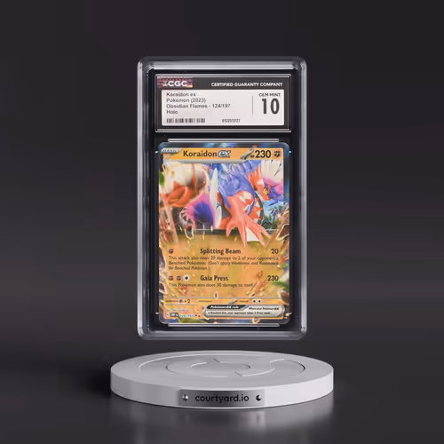 2023 Obsidian Flames - OBF EN #124/197 Koraidon ex - Holo (CGC 10 GEM MINT)