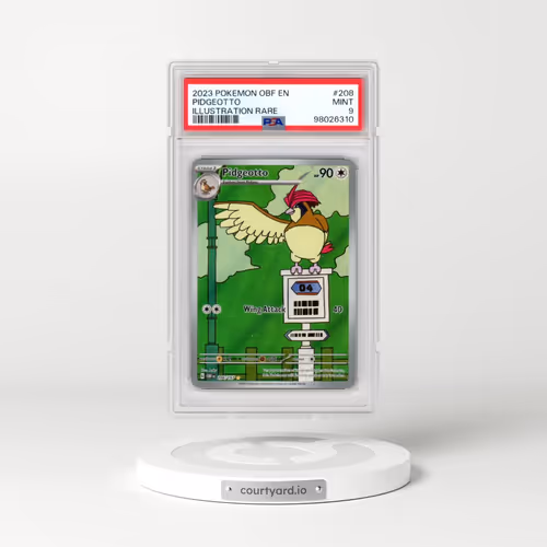 2023 Pokémon Obf EN-Obsidian Flames #208 Pidgeotto - Illustration Rare (PSA 9 MINT)